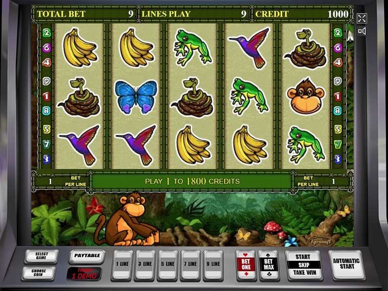 Игровой автомат обезьянки вулкан икс ком игровые автоматы